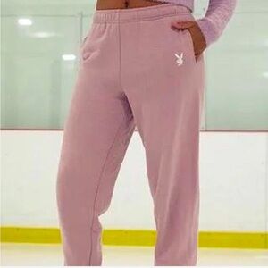 Pacsun playboy pink sweatpants size medium